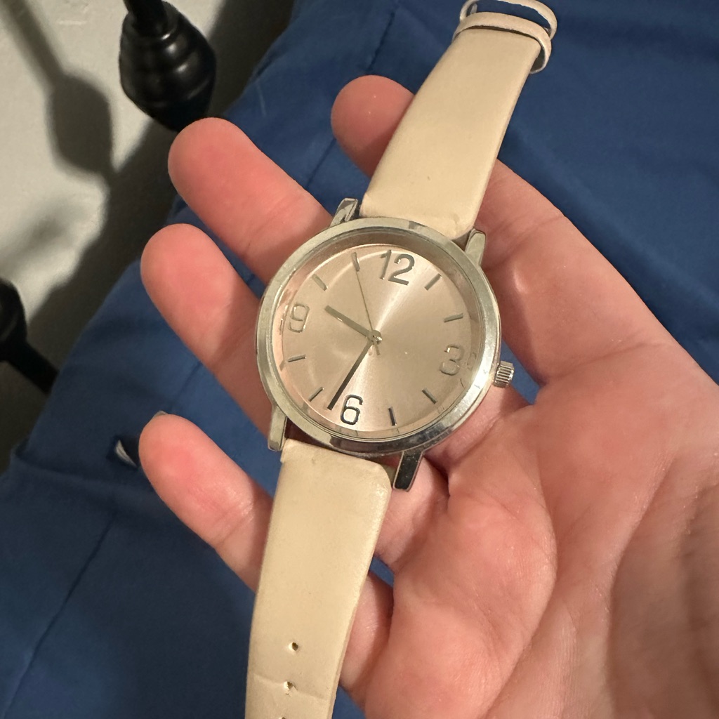 Watch With Rose Gold Face